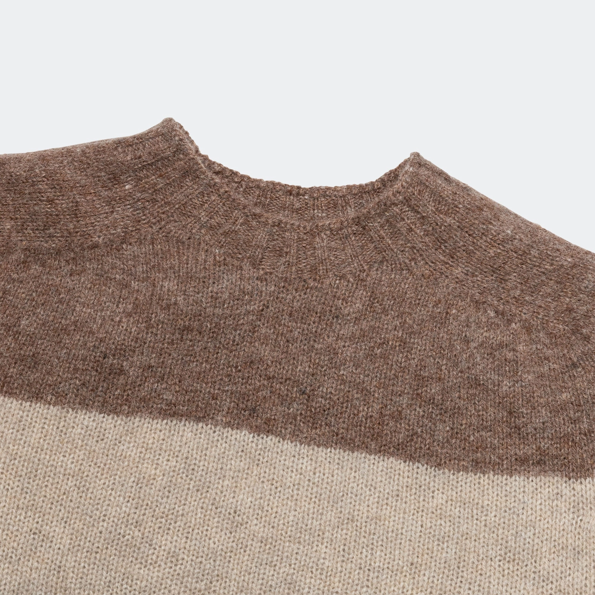 Crew Stripe Shaggy - Light Brown