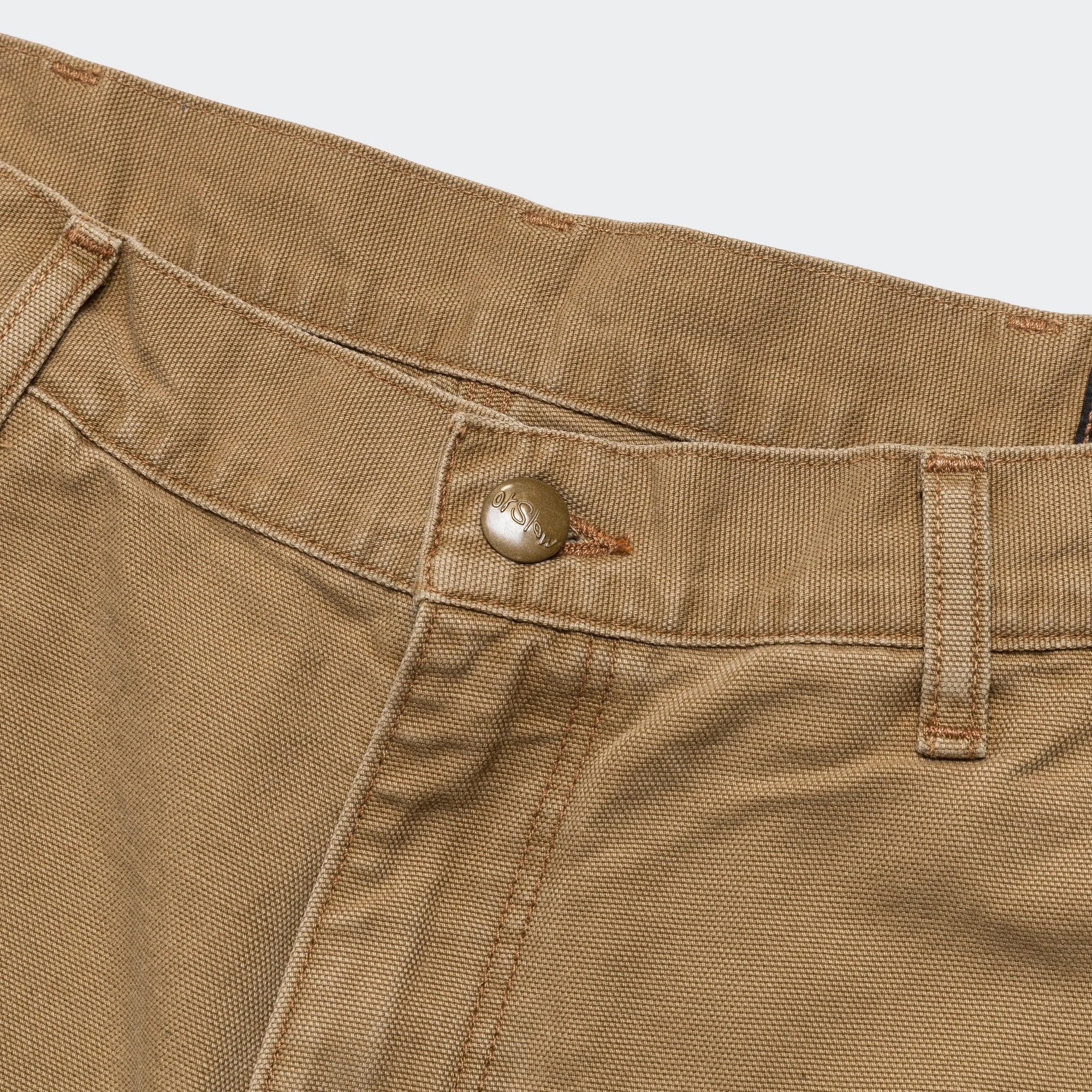 Dad's Fit Painter Pants - Brown