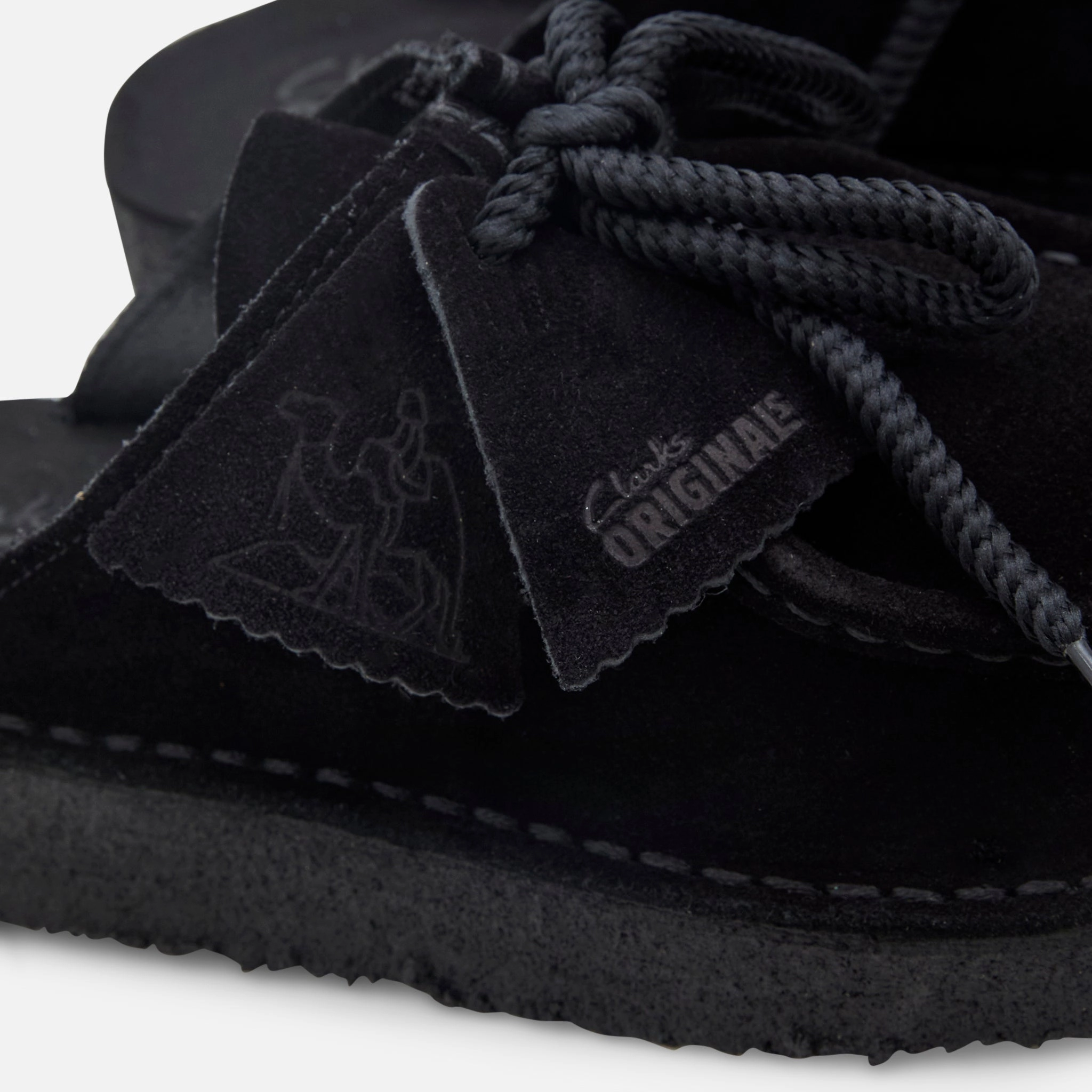 Desert Nomad Mule Black Suede