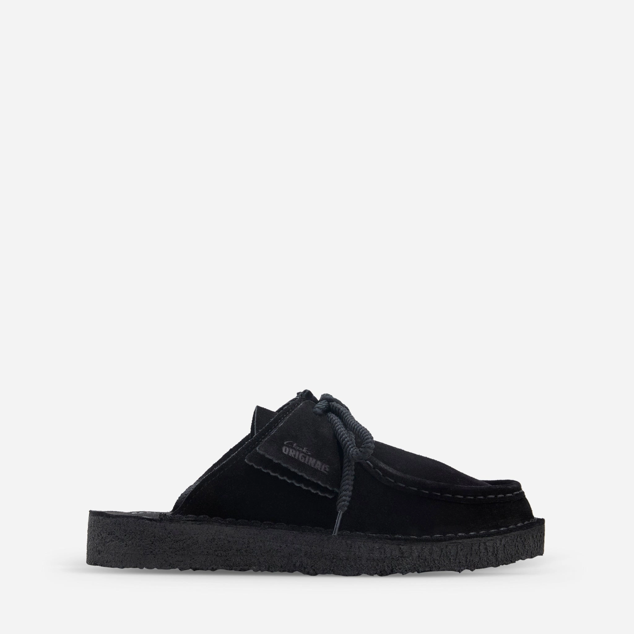Desert Nomad Mule Black Suede