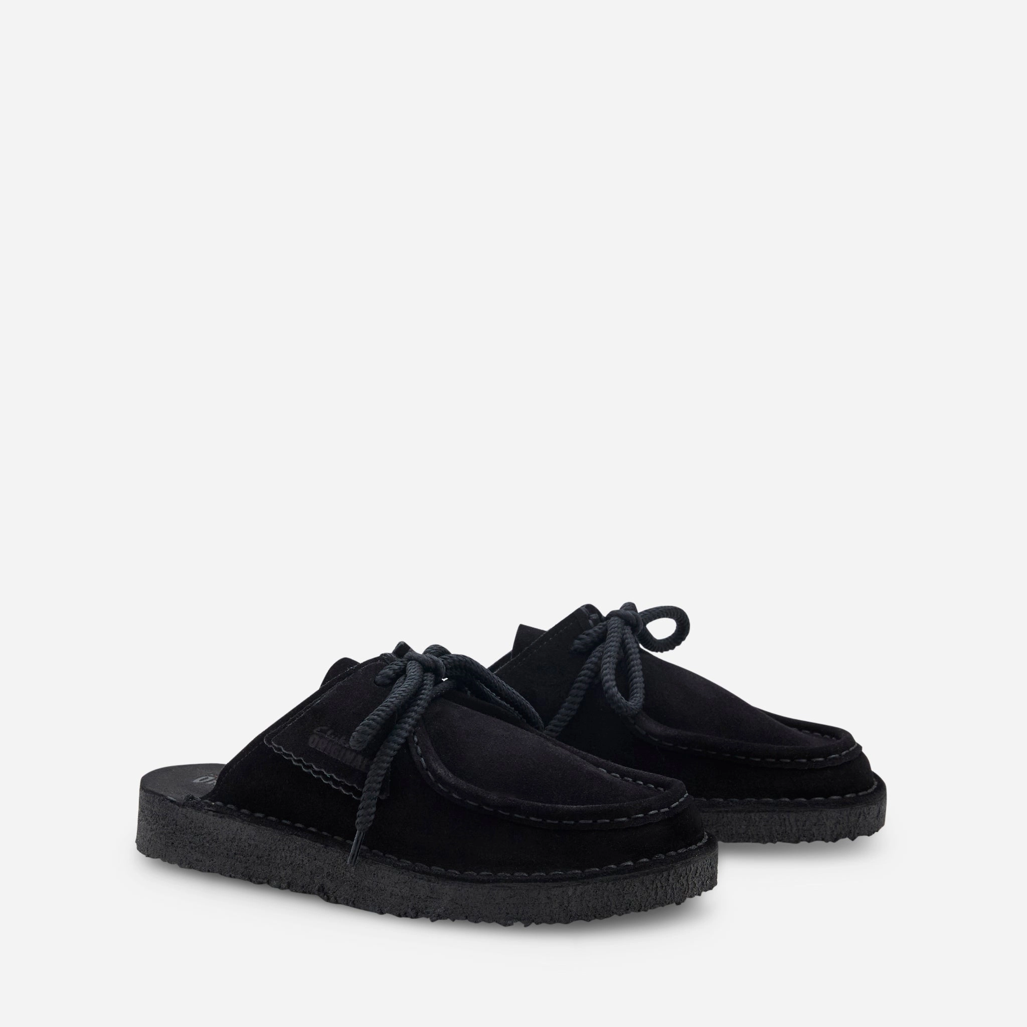 Desert Nomad Mule Black Suede