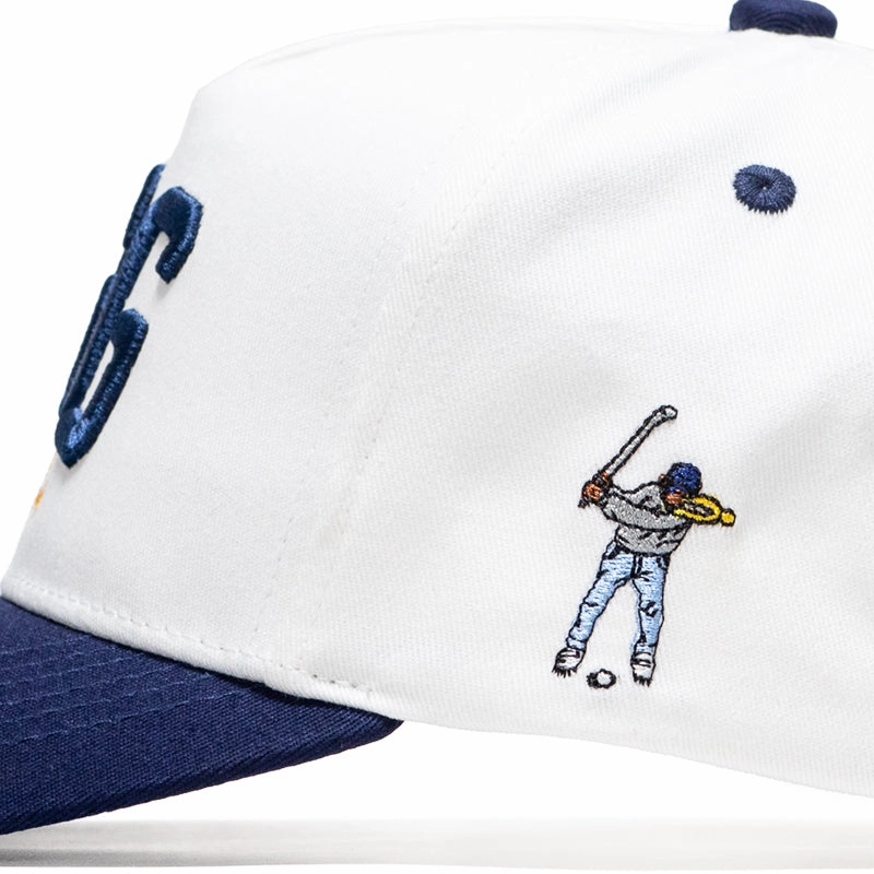 Eastside Golf 5 Panel Hat - Bright White/Midnight