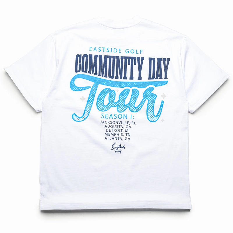 Eastside Golf Community Tee - Bright White