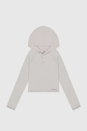 ENVT Button Hoodie Top