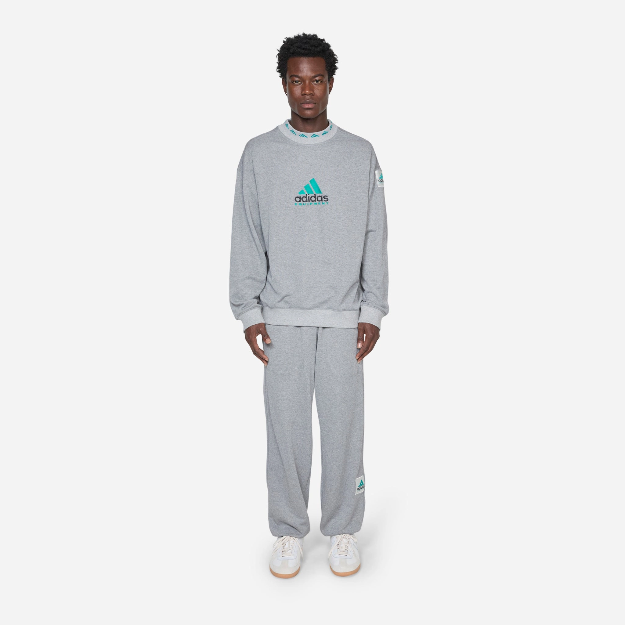 EQT Reflective Crewneck Sweatshirt Medium Grey Heather
