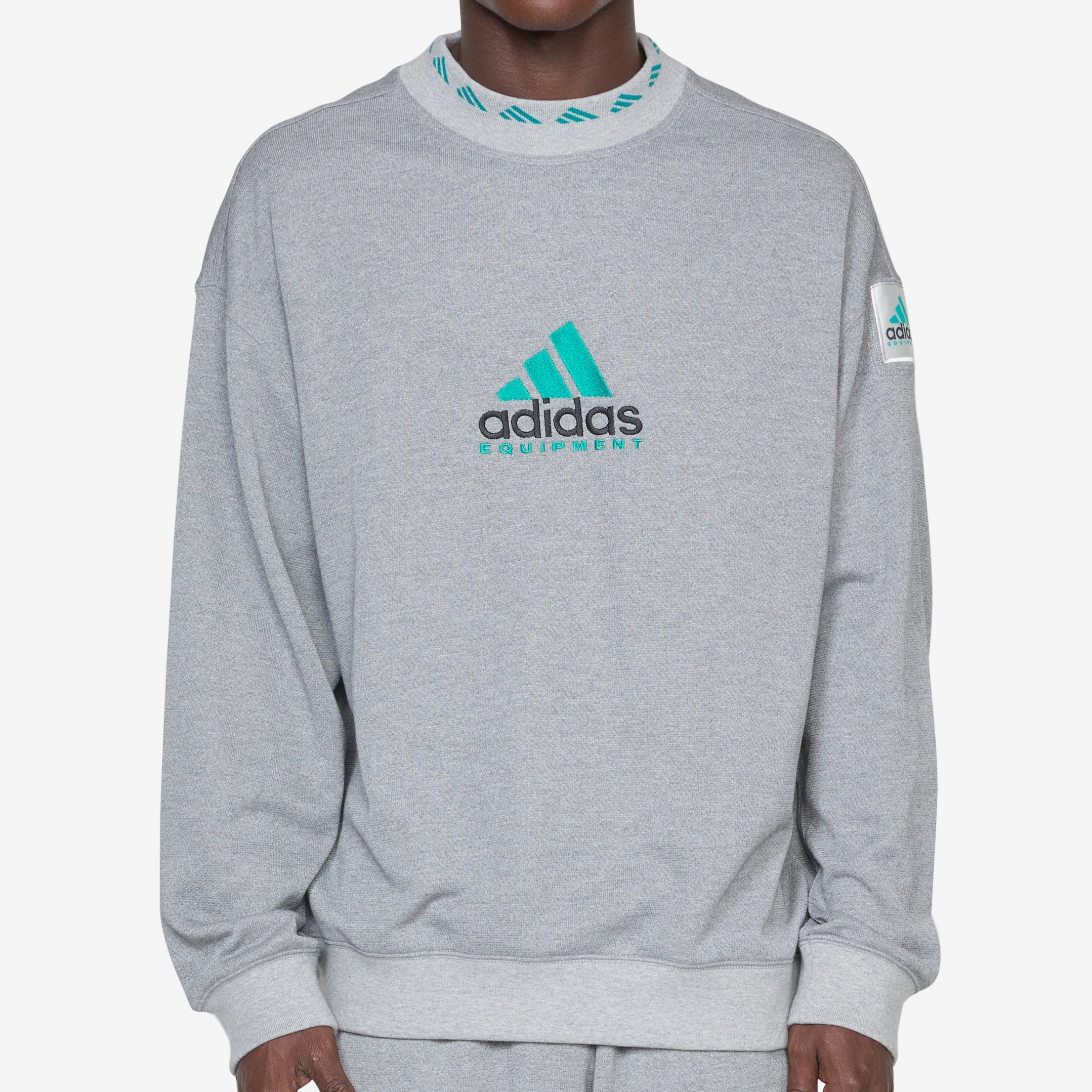 EQT Reflective Crewneck Sweatshirt Medium Grey Heather