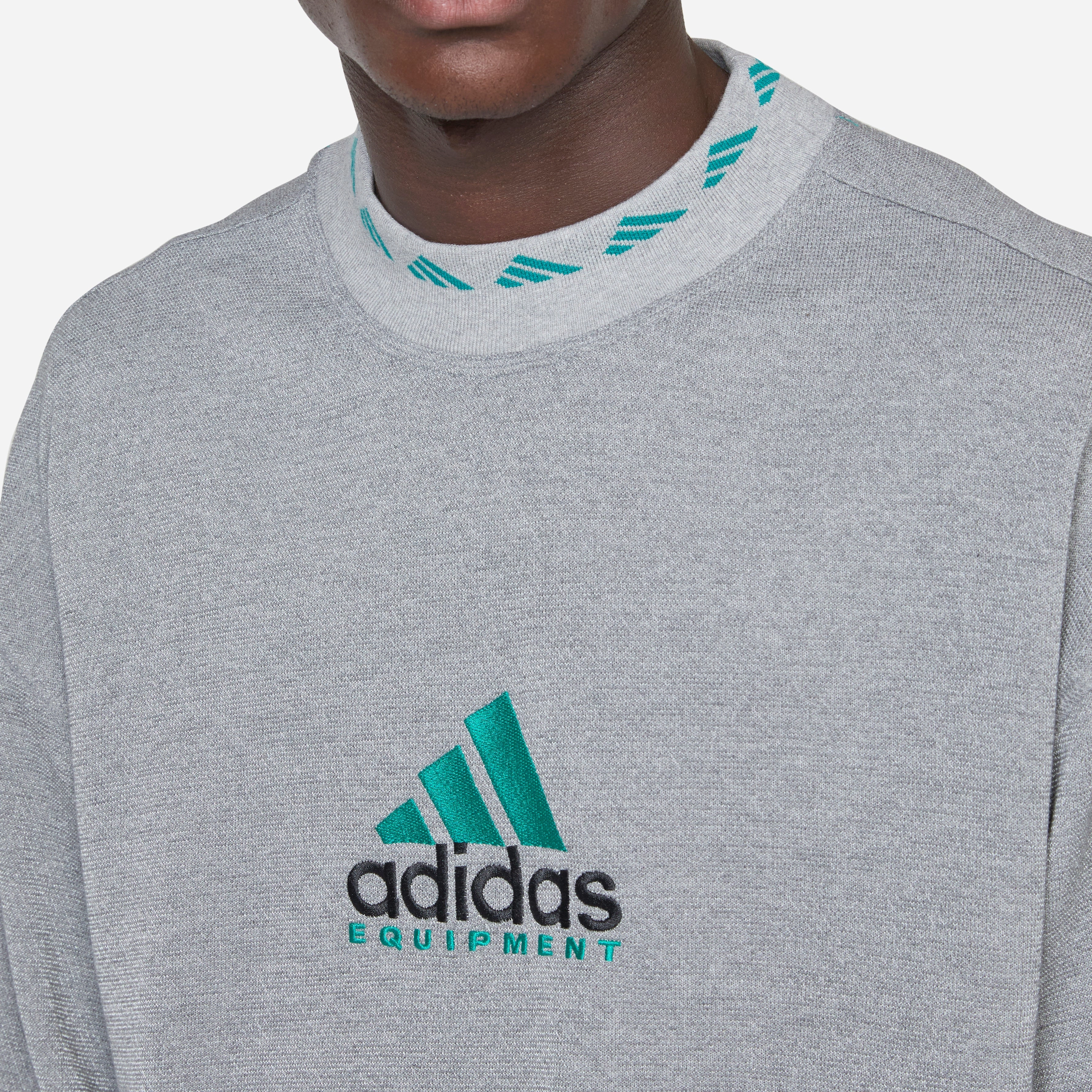 EQT Reflective Crewneck Sweatshirt Medium Grey Heather