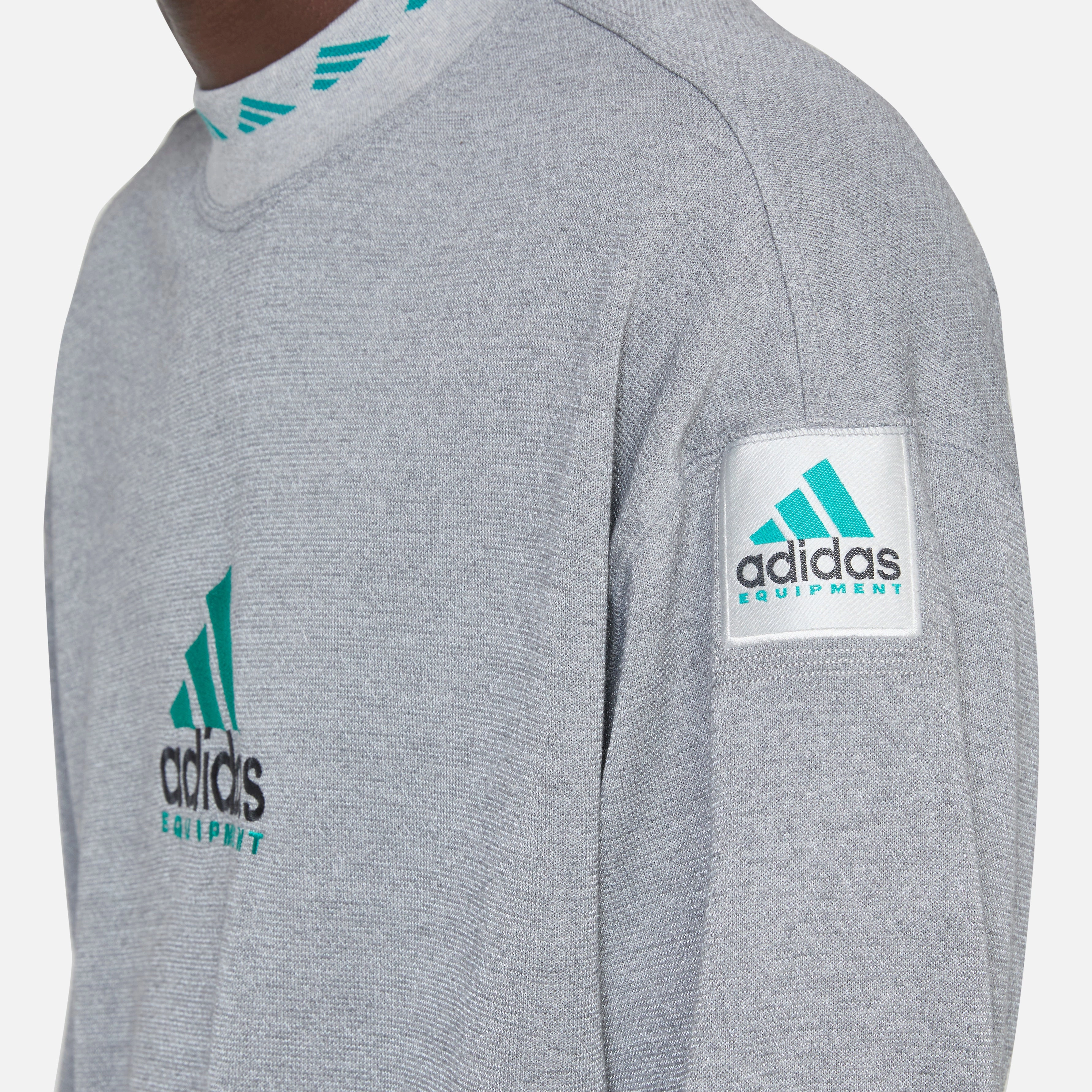 EQT Reflective Crewneck Sweatshirt Medium Grey Heather