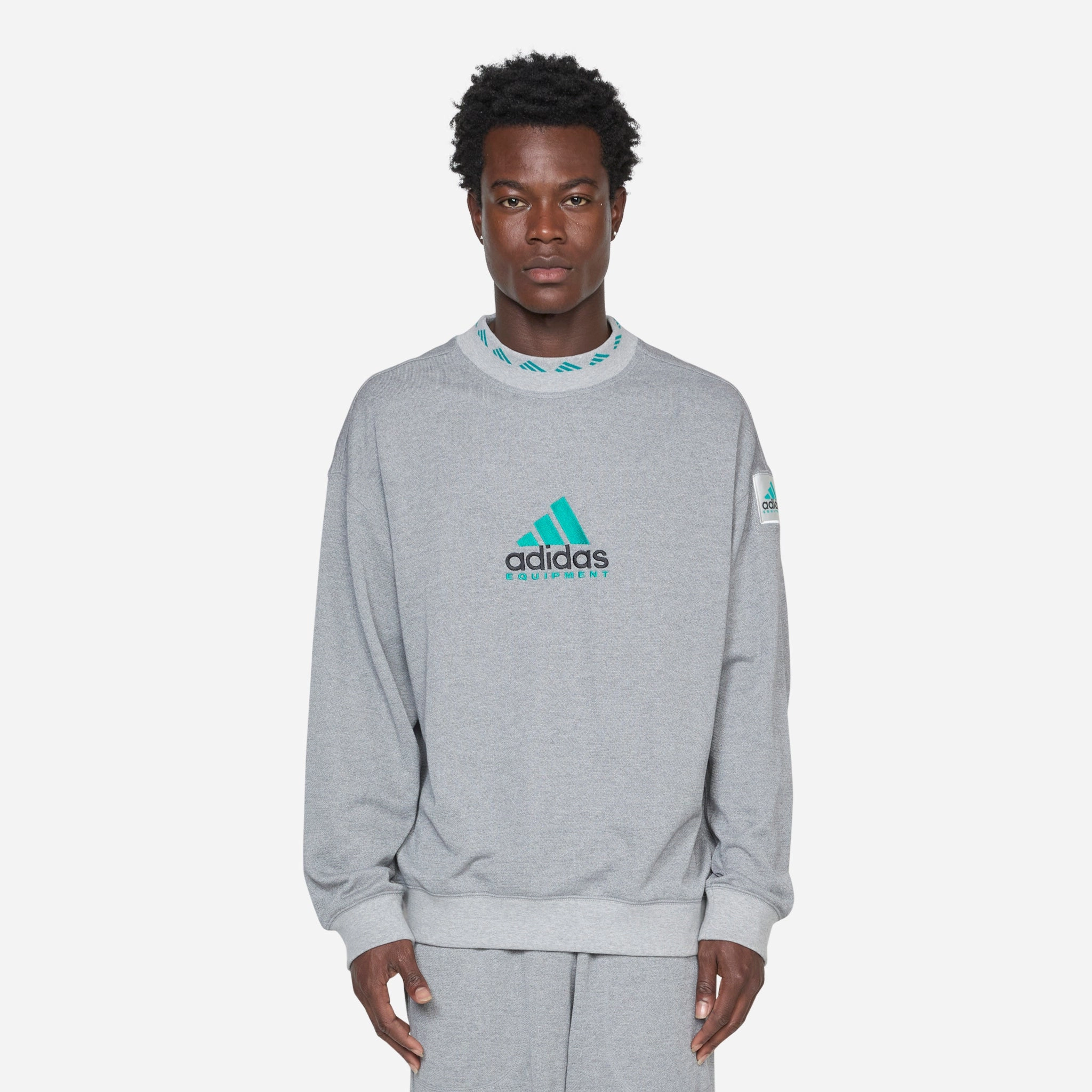 EQT Reflective Crewneck Sweatshirt Medium Grey Heather
