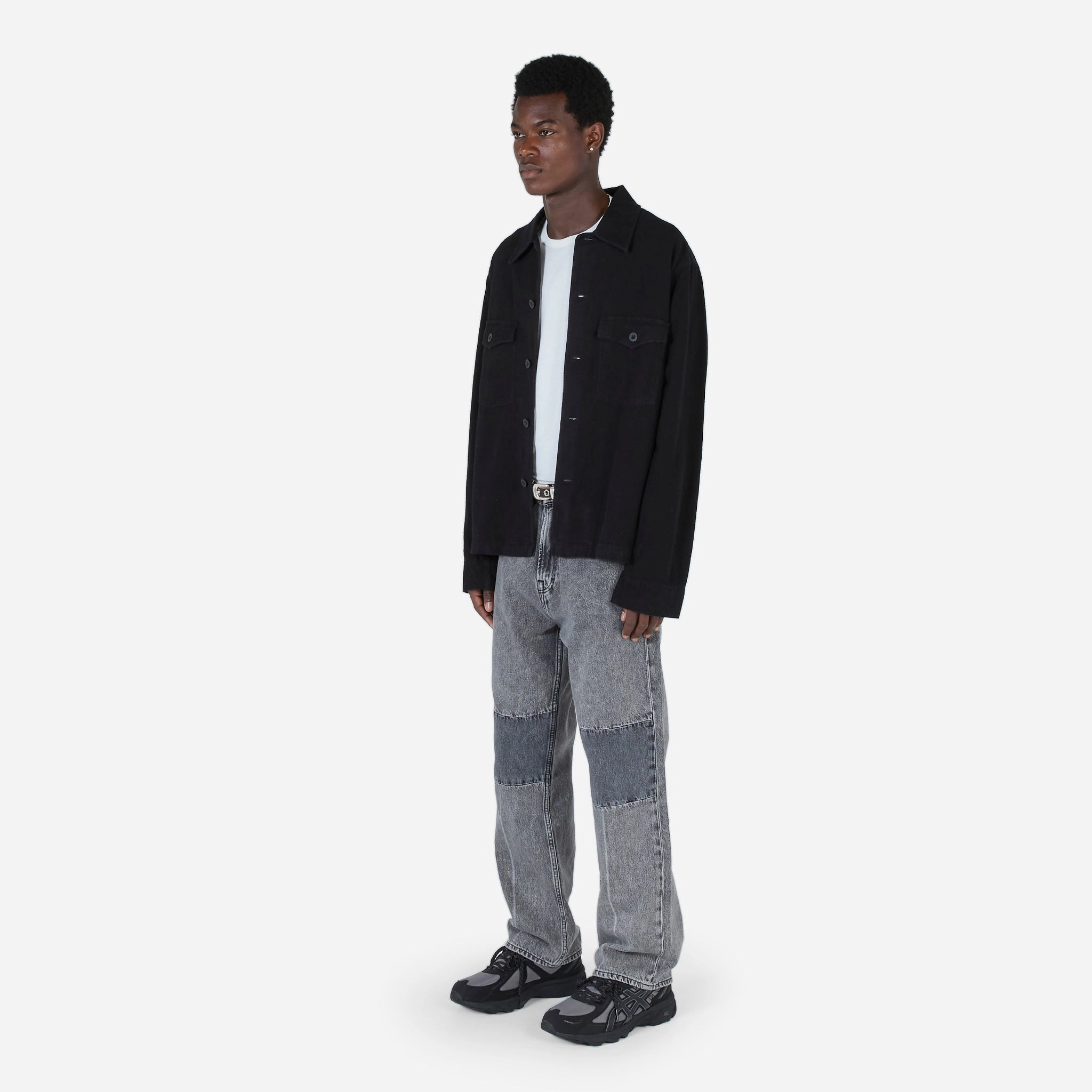 Extended Third Cut Jeans Black | Grey