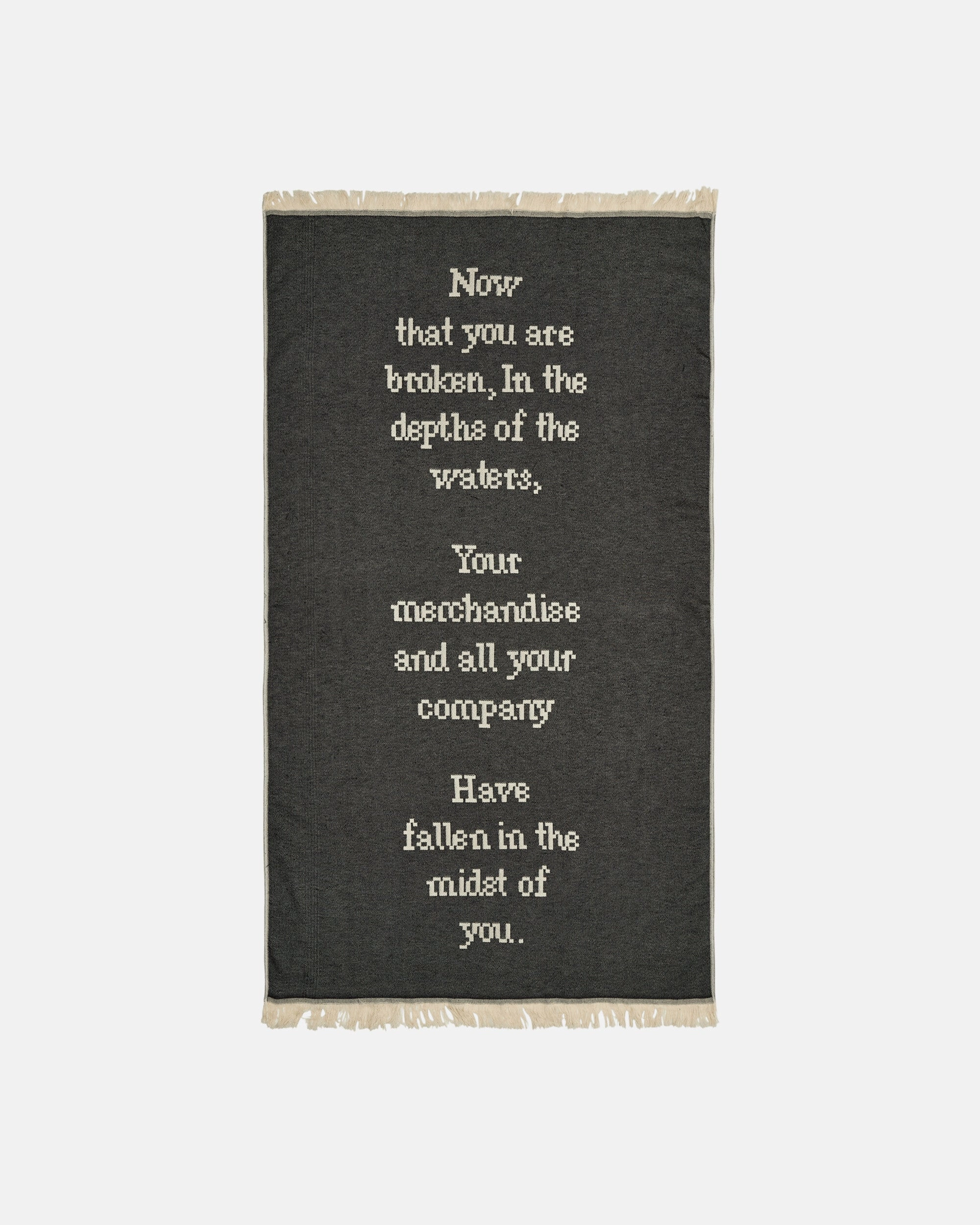 Ezekiel 27:34 Jacquard Towel Multicolor