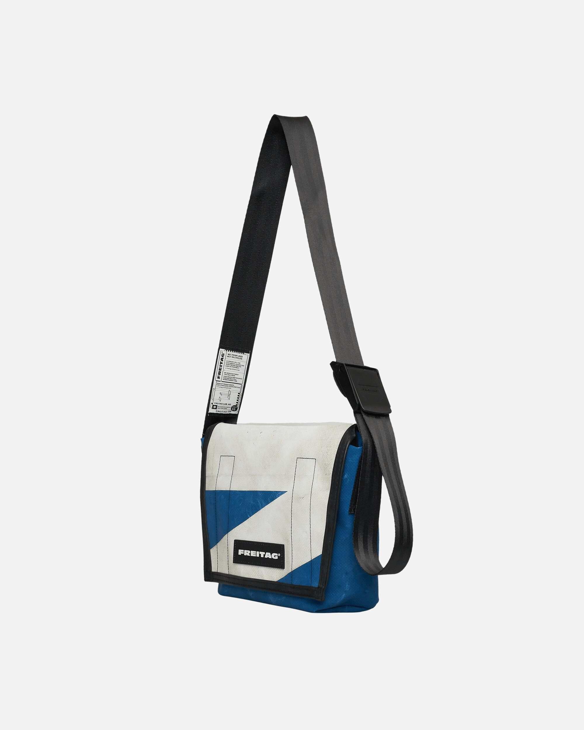 F11 Lassie Messenger Bag Blue / White