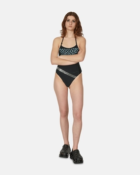 Fabiana One Piece Swimsuit Black / Blue