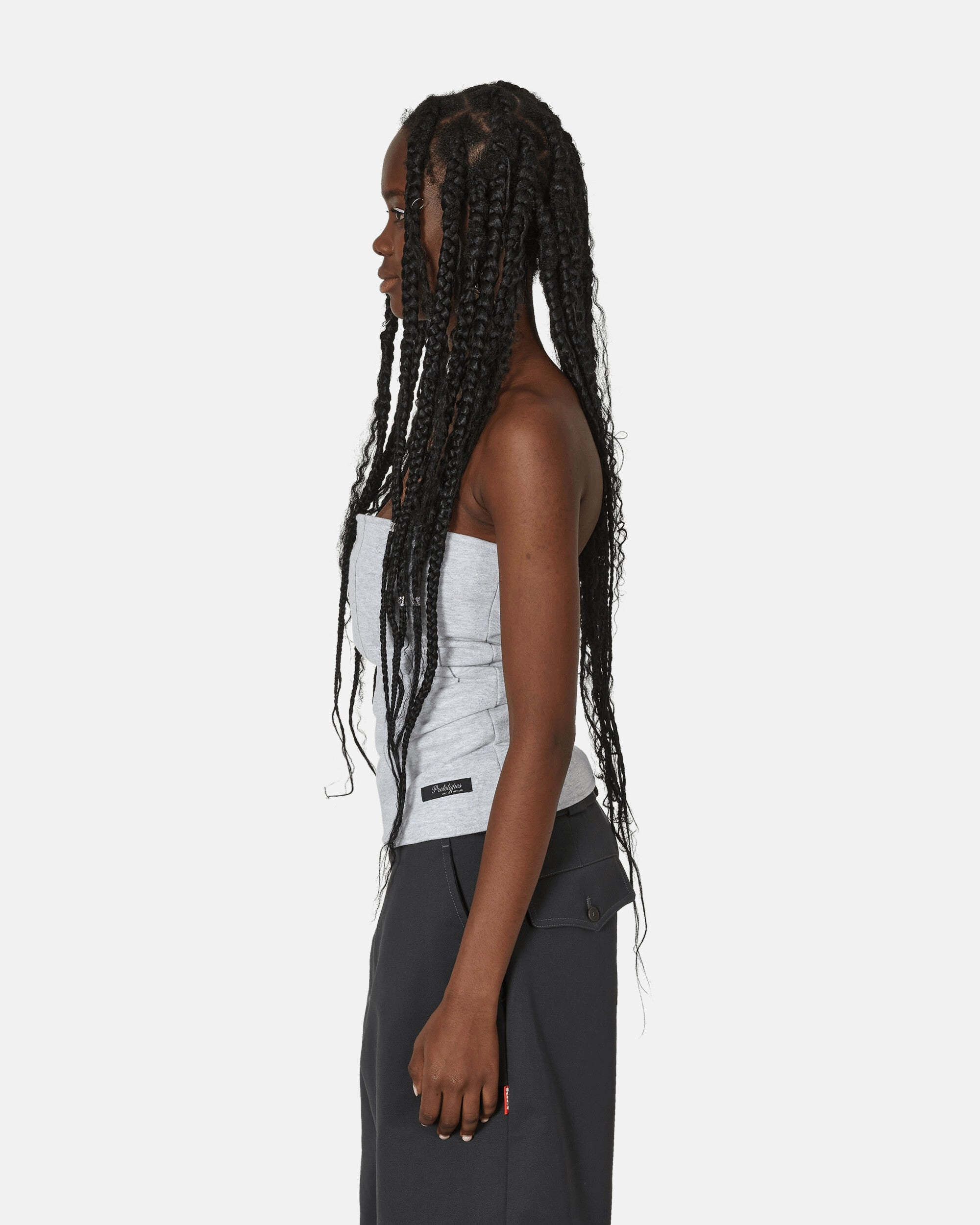 Factory Cut Off Top Grey