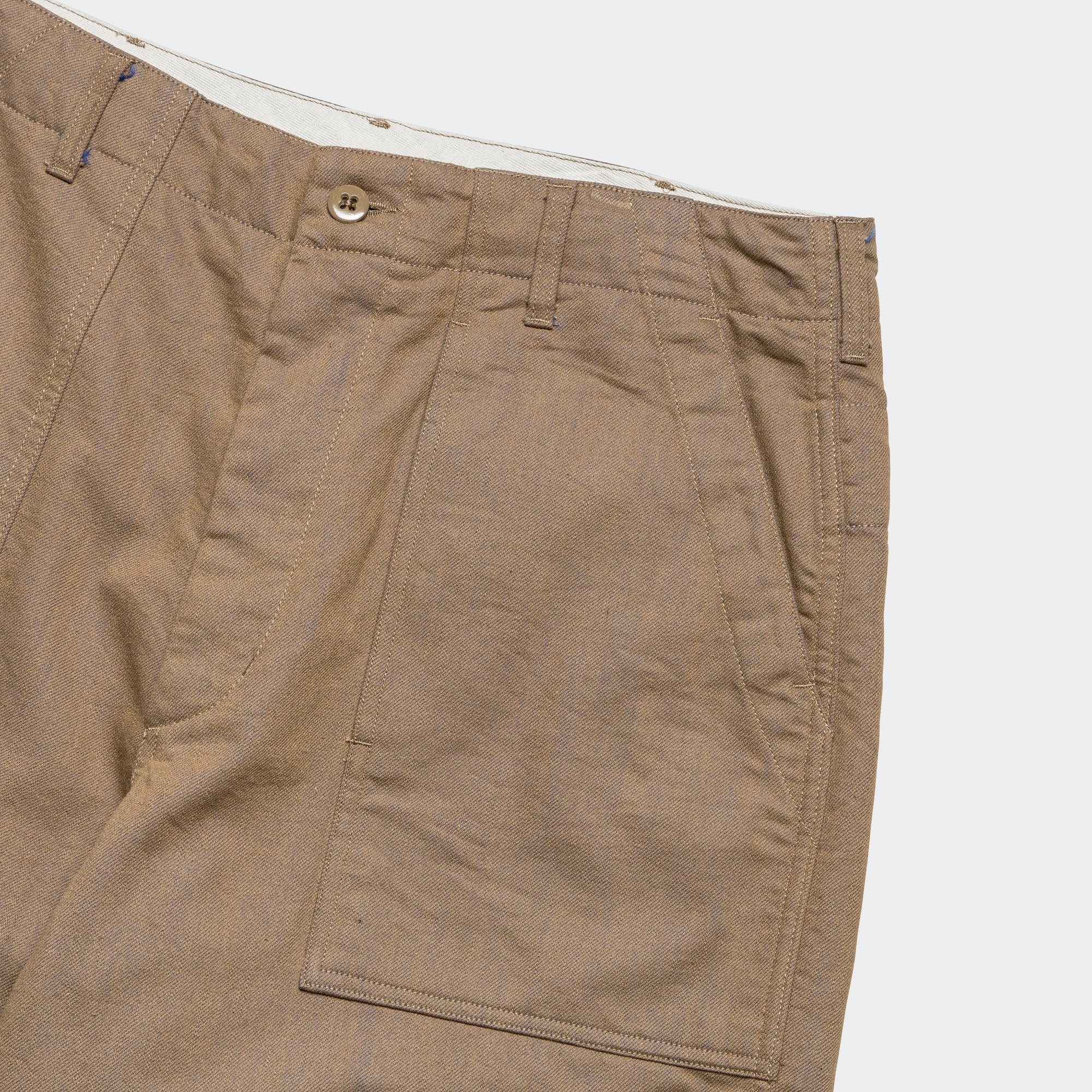 Fatigue Pant - Khaki/Blue PC Iridescent Heavy Twill