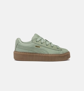 Fenty Creeper Phatty Earth Tone Grade School Lifestyle Shoe - Green Fog/Gold/Gum