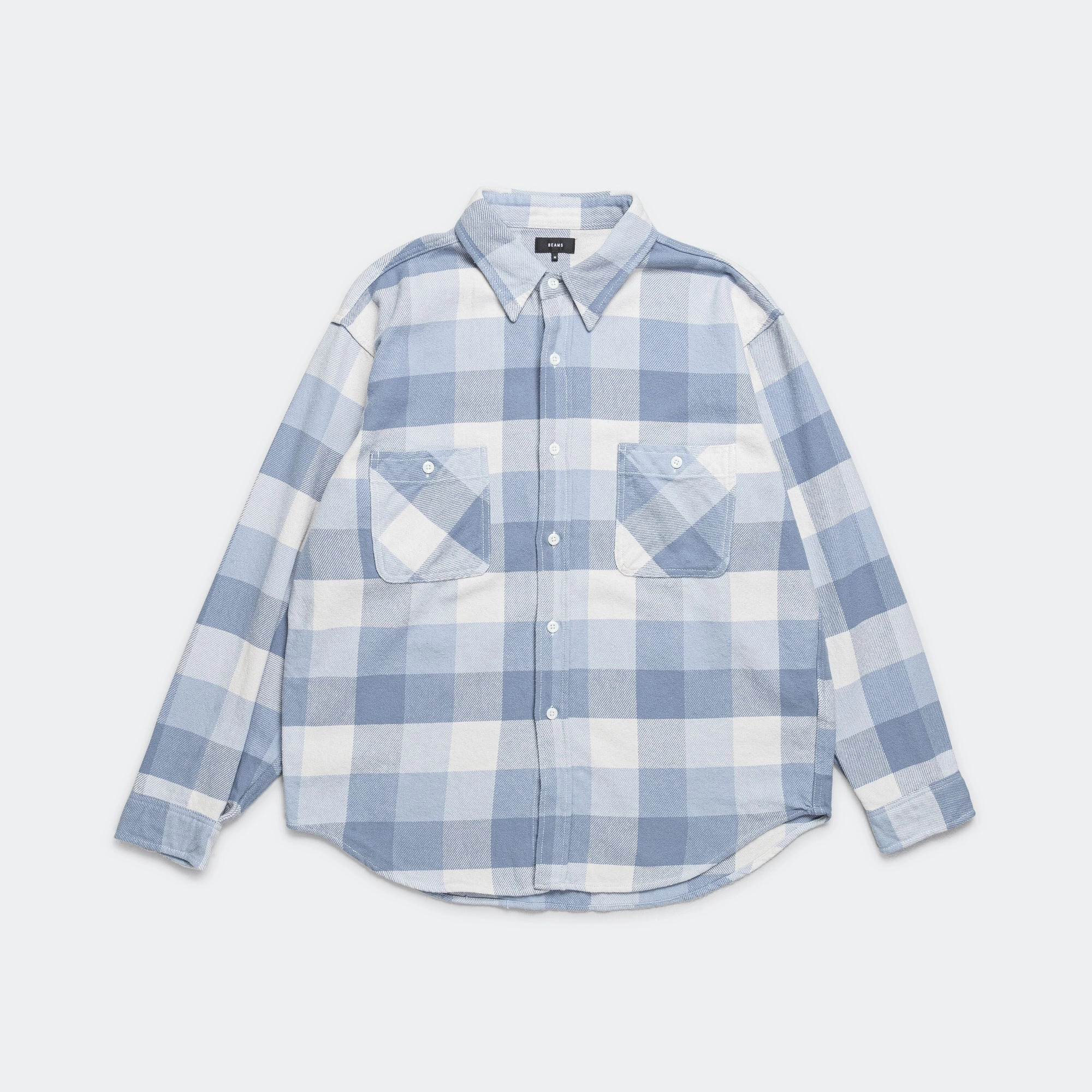 Flannel Plaid Shirt - Blue