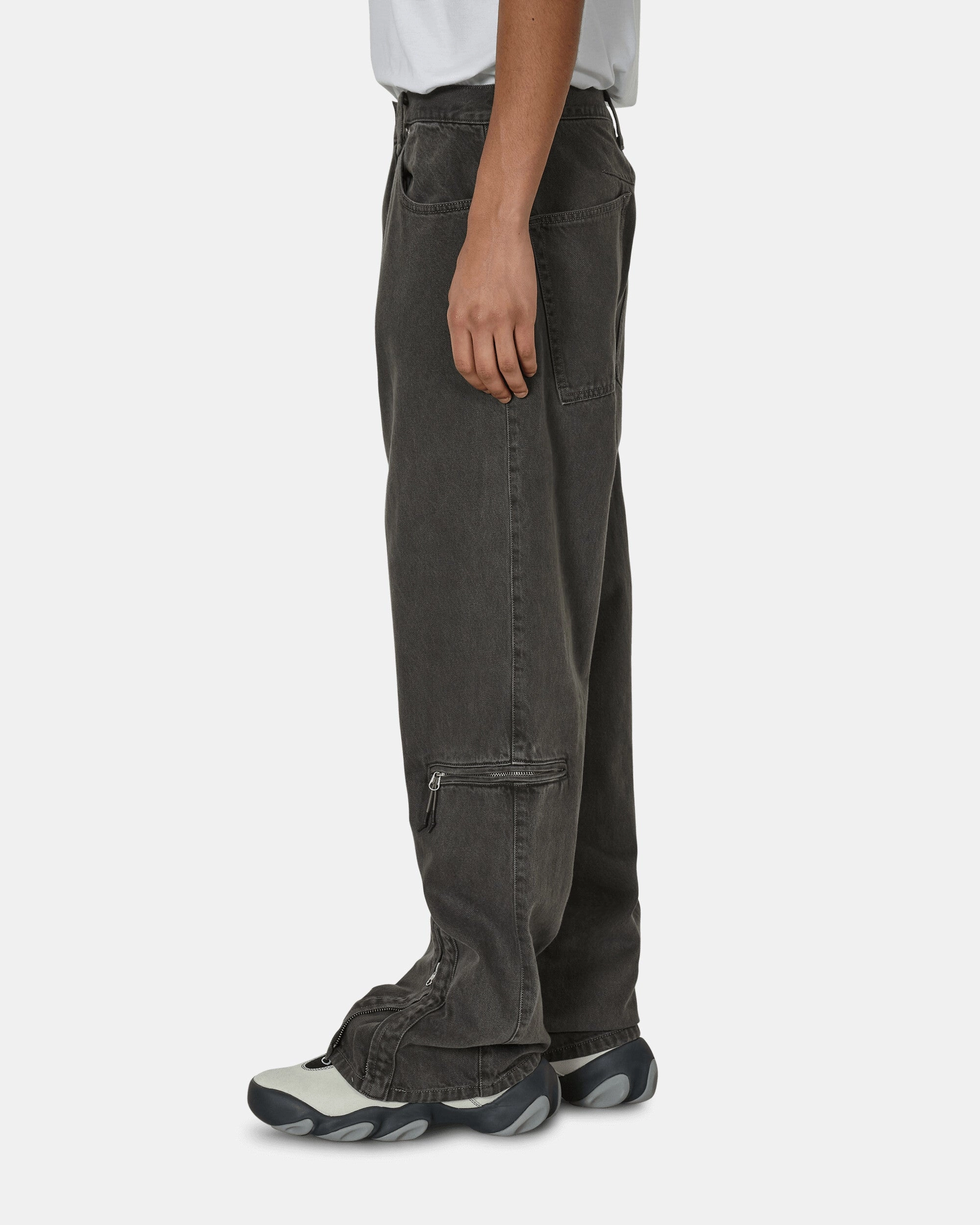 Flight Denim Pants Charcoal