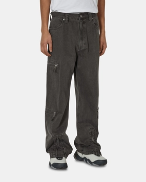 Flight Denim Pants Charcoal