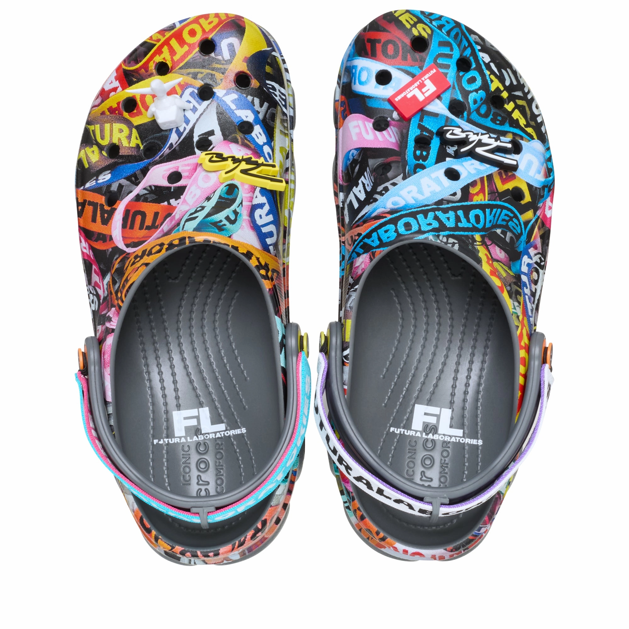 Futura Laboratories x Crocs All Terrain Clog - Slate Grey