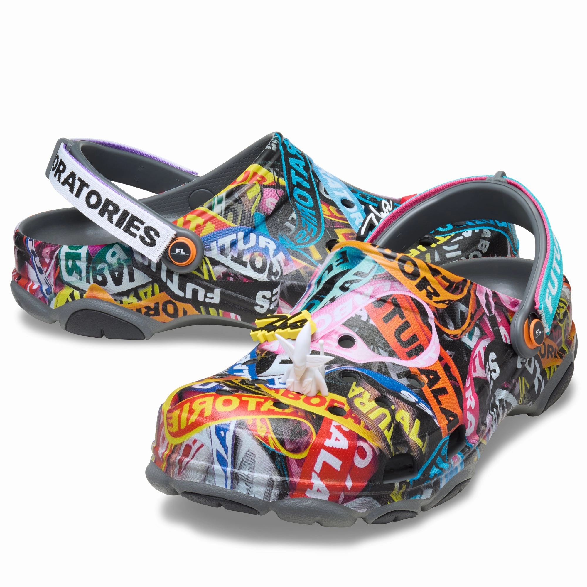 Futura Laboratories x Crocs All Terrain Clog - Slate Grey