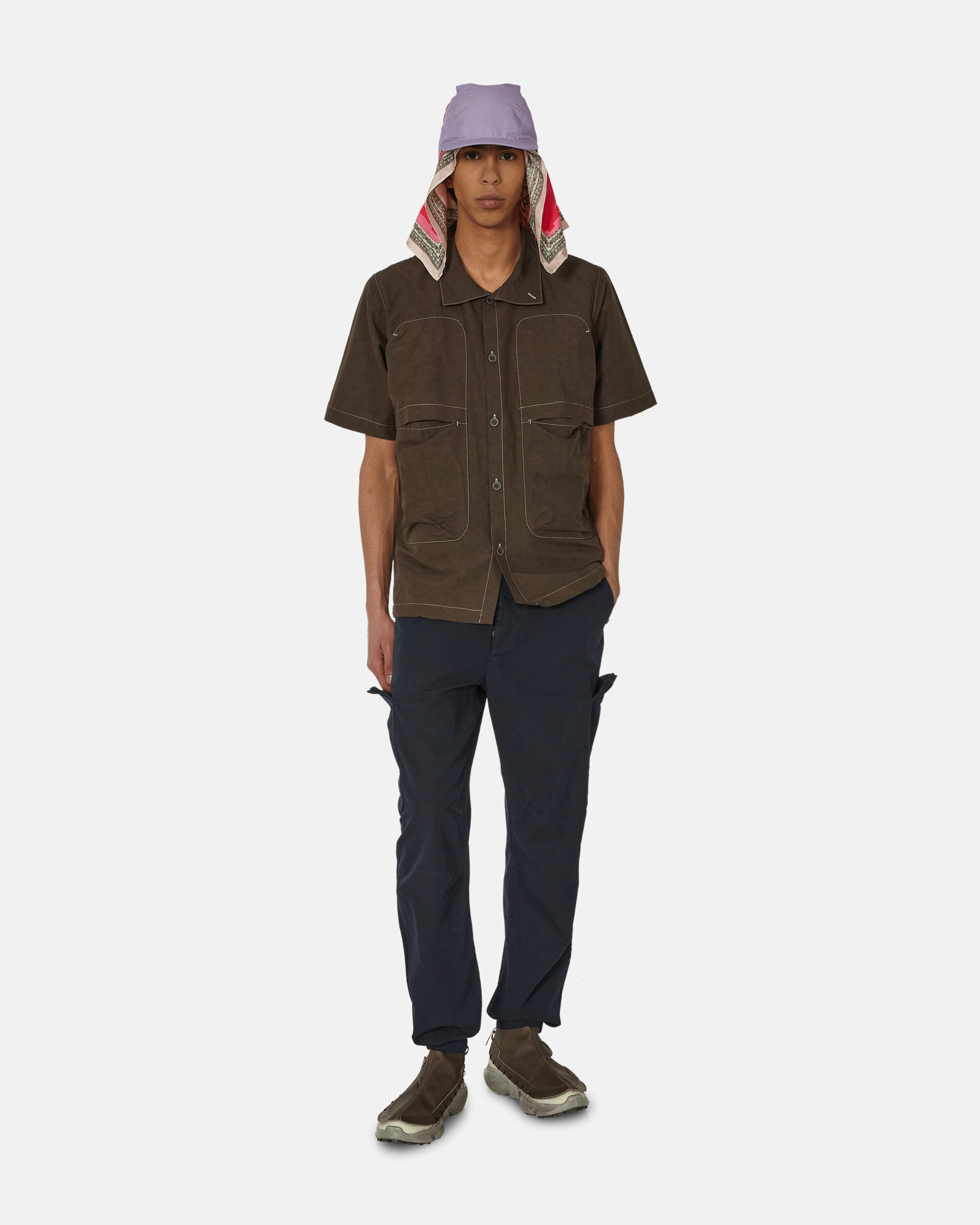 Glems Shortsleeve Shirt Chocolate Brown