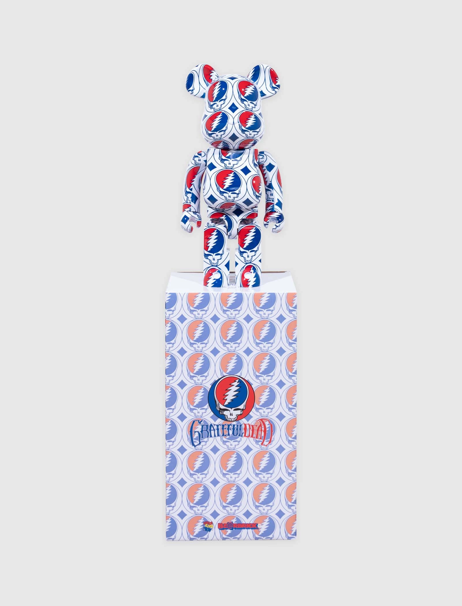 GRATEFUL DEAD STEAL YOUR FACE 1000% BE@RBRICK