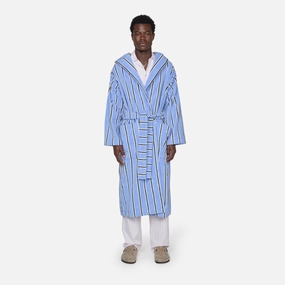 Hooded Bathrobe Bassett Stripes