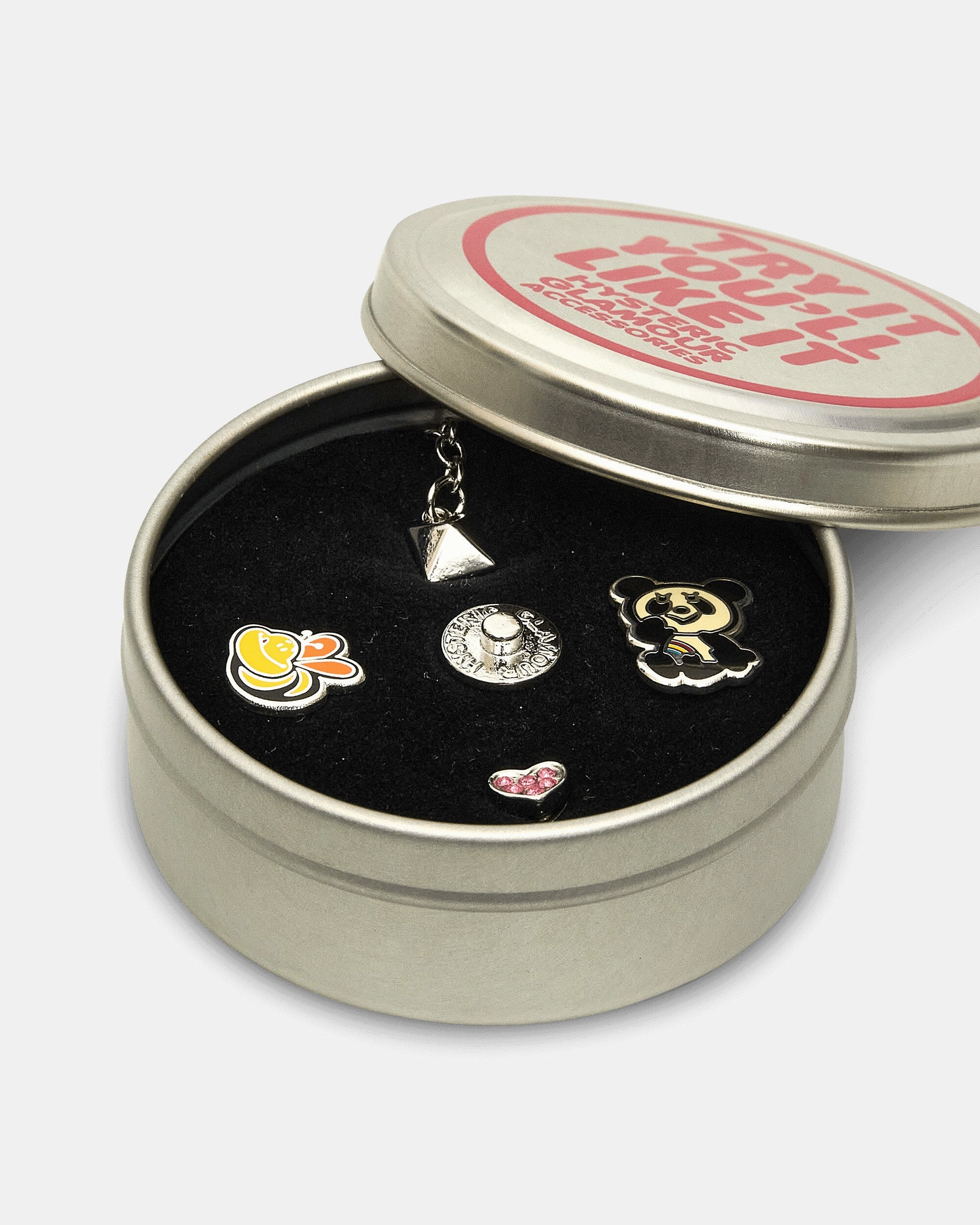 Hysteric Like It Earring Set Silver
