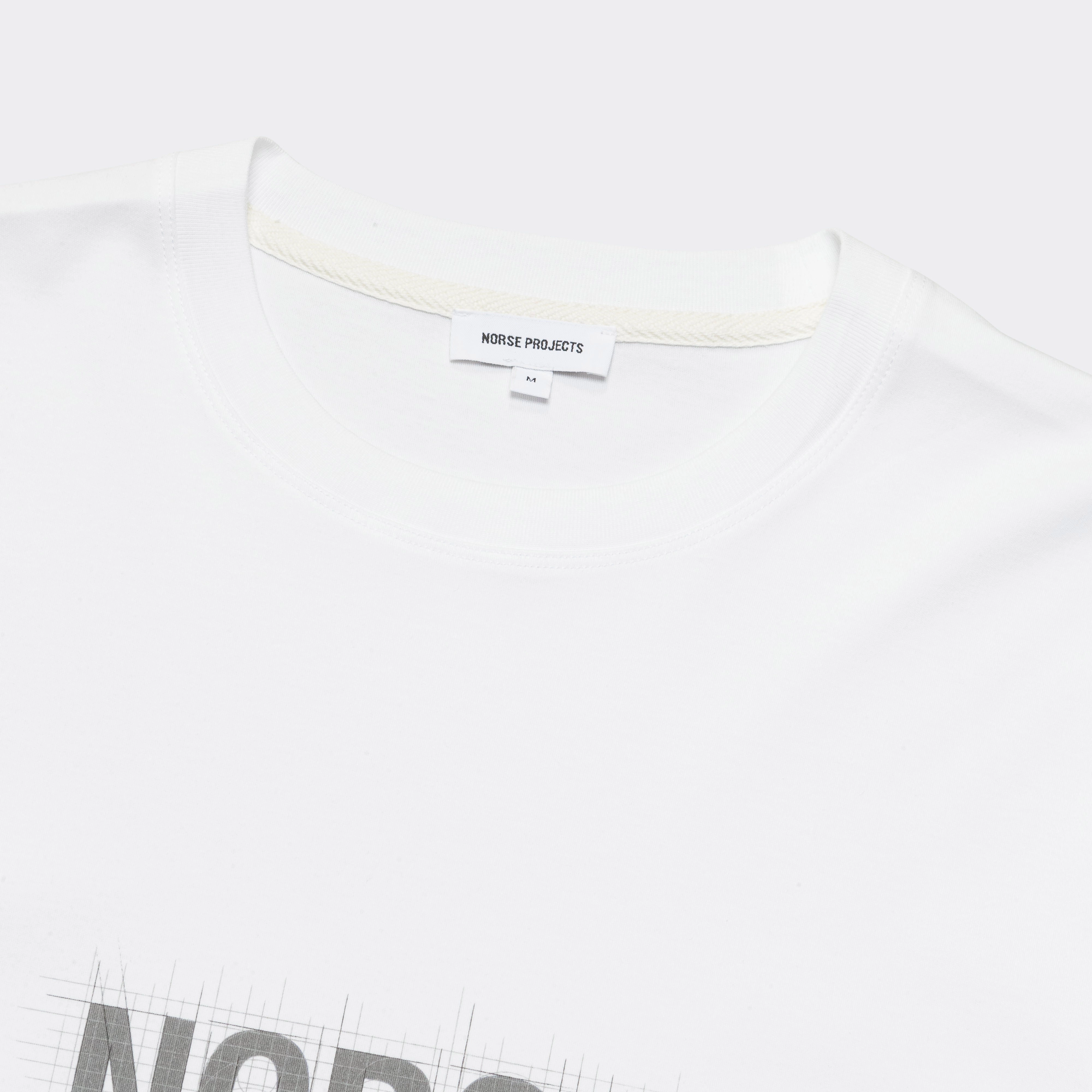Jakob Organic Interlock Jersey Print 2 - White
