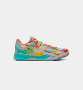 Kobe 8 Protro Venice Beach Grade School Lifestyle Shoe - Stadium Grey/Metallic Silver/Tour Yellow