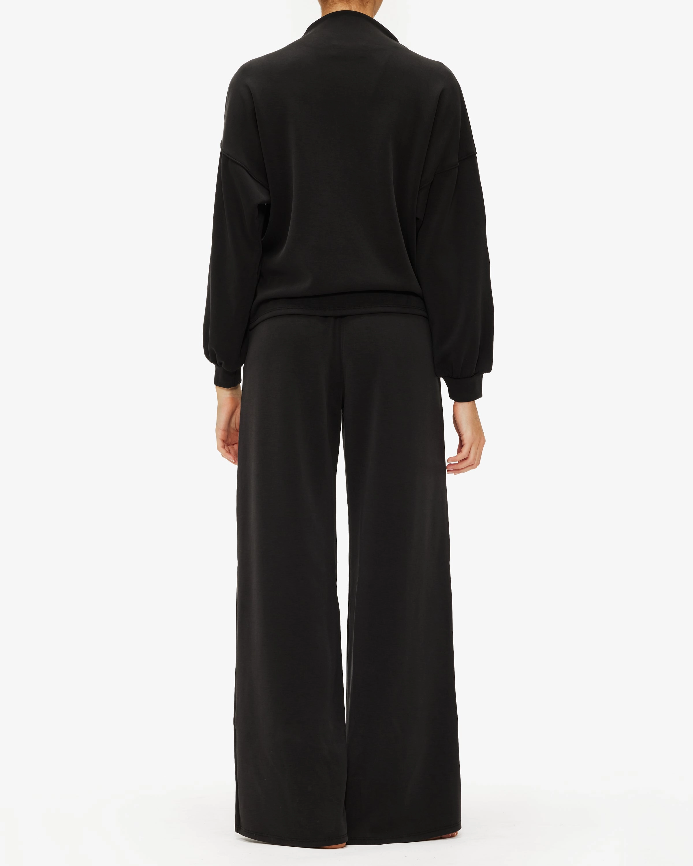 Lanston Kenzie Pintuck Mockneck Pullover