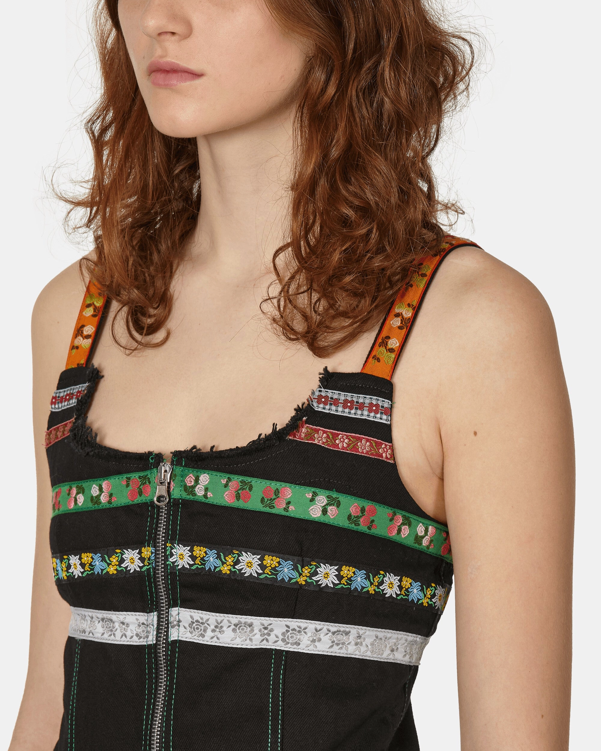 Lindsey Short Denim Dress Black