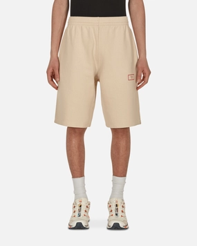 Logo Wide Leg Shorts Beige