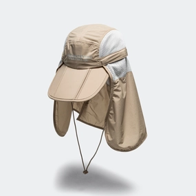 Long Bill Sun Sport Cap - Beige