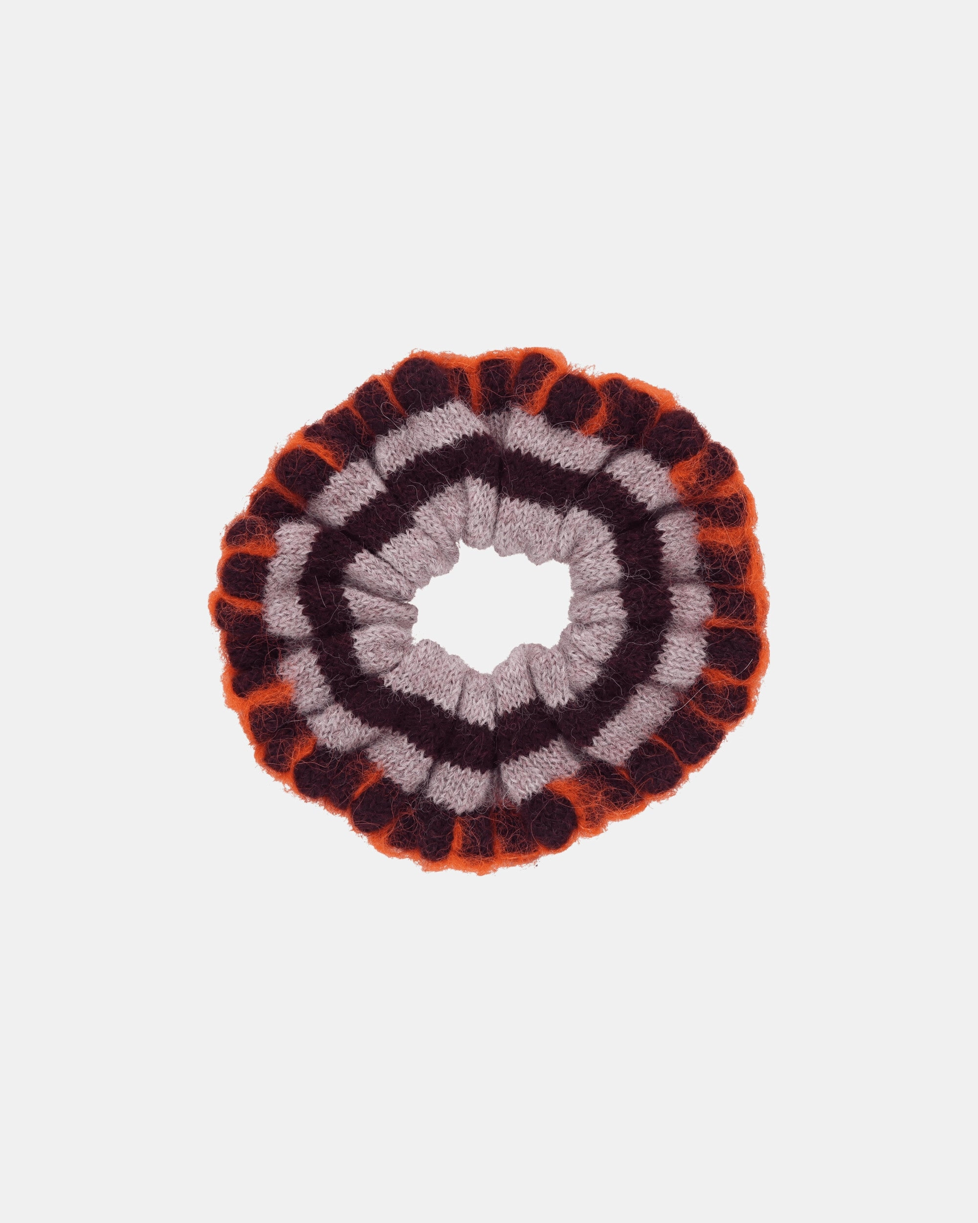 Lulu Stripe Scrunchie Red