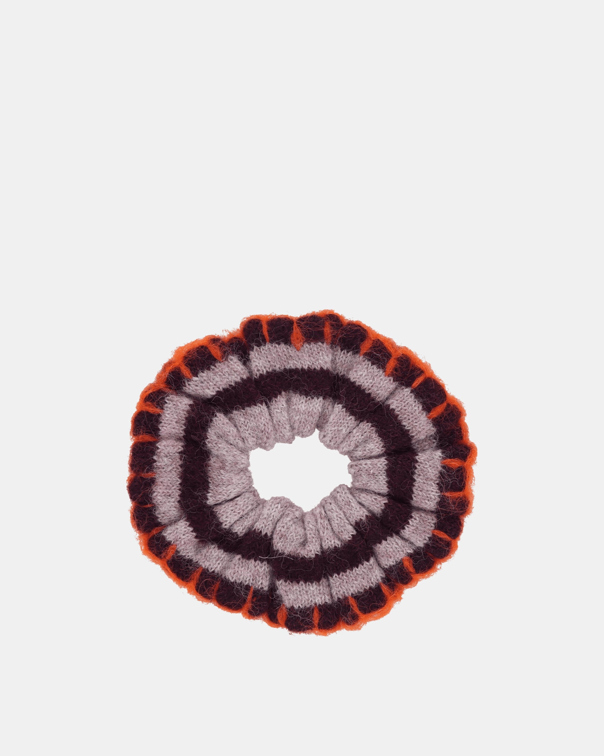 Lulu Stripe Scrunchie Red