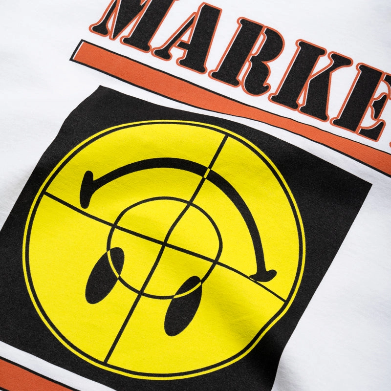 Market Smiley Focus Tee - White