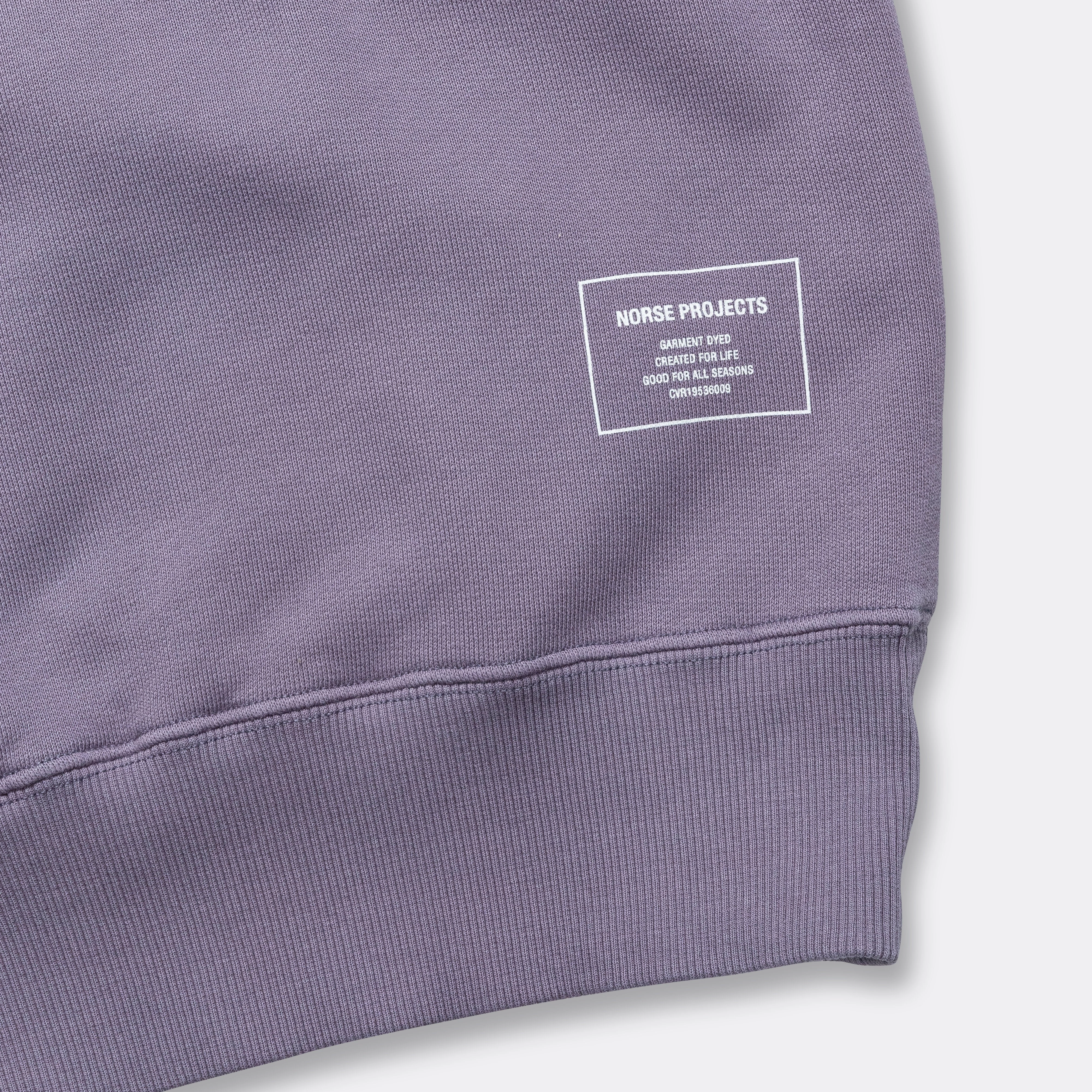Marten Relaxed Organic Raglan Sweatshirt - Dusk Purple