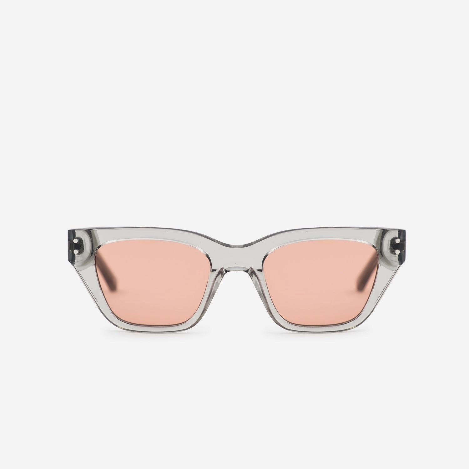 Memphis Grey | Orange Solid Lens