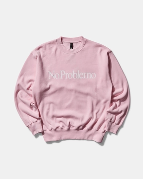 Men's Logo Crewneck Sweatshirt Pale Pink