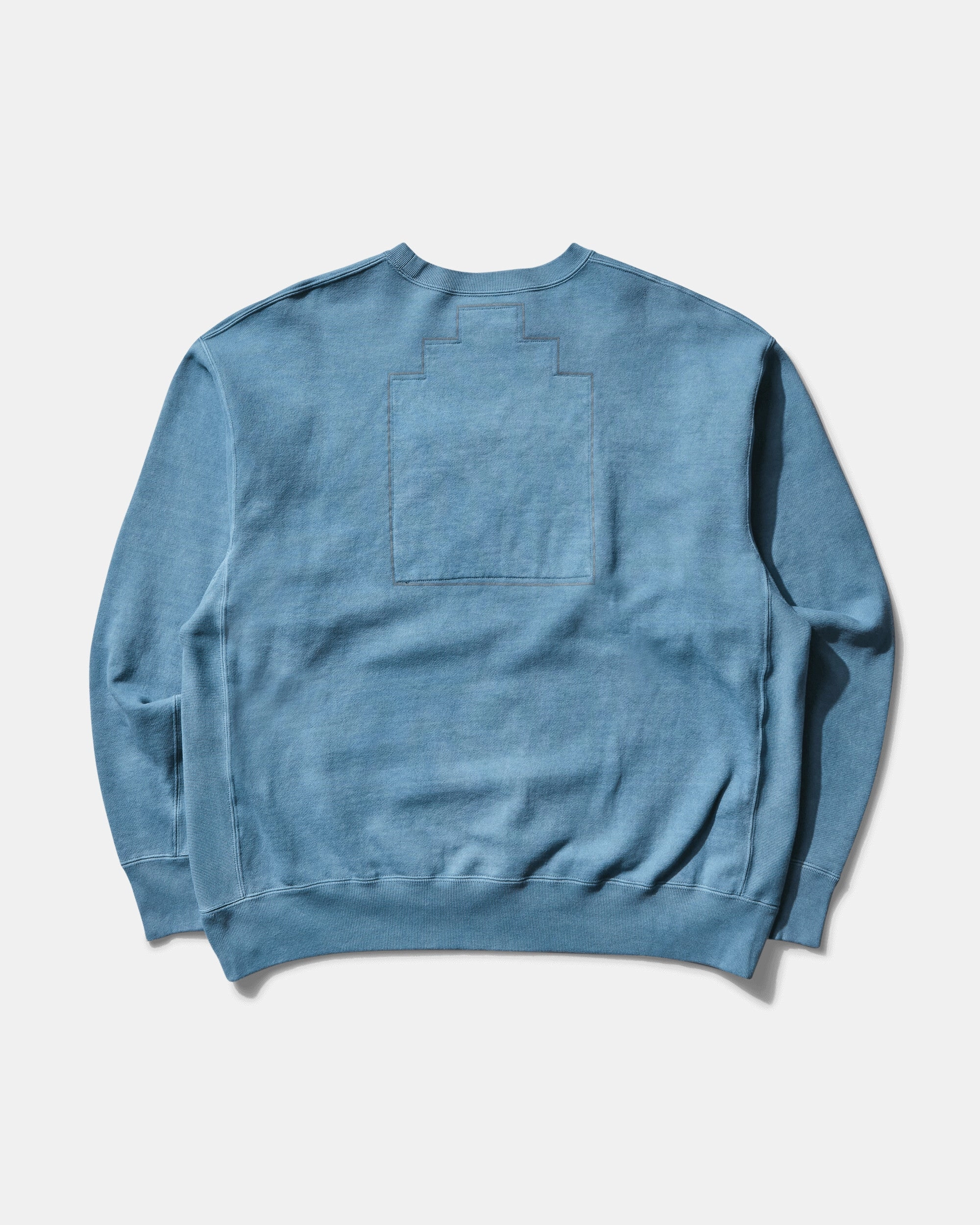 Men's Overdye Flare Crewneck Sweatshirt Grey