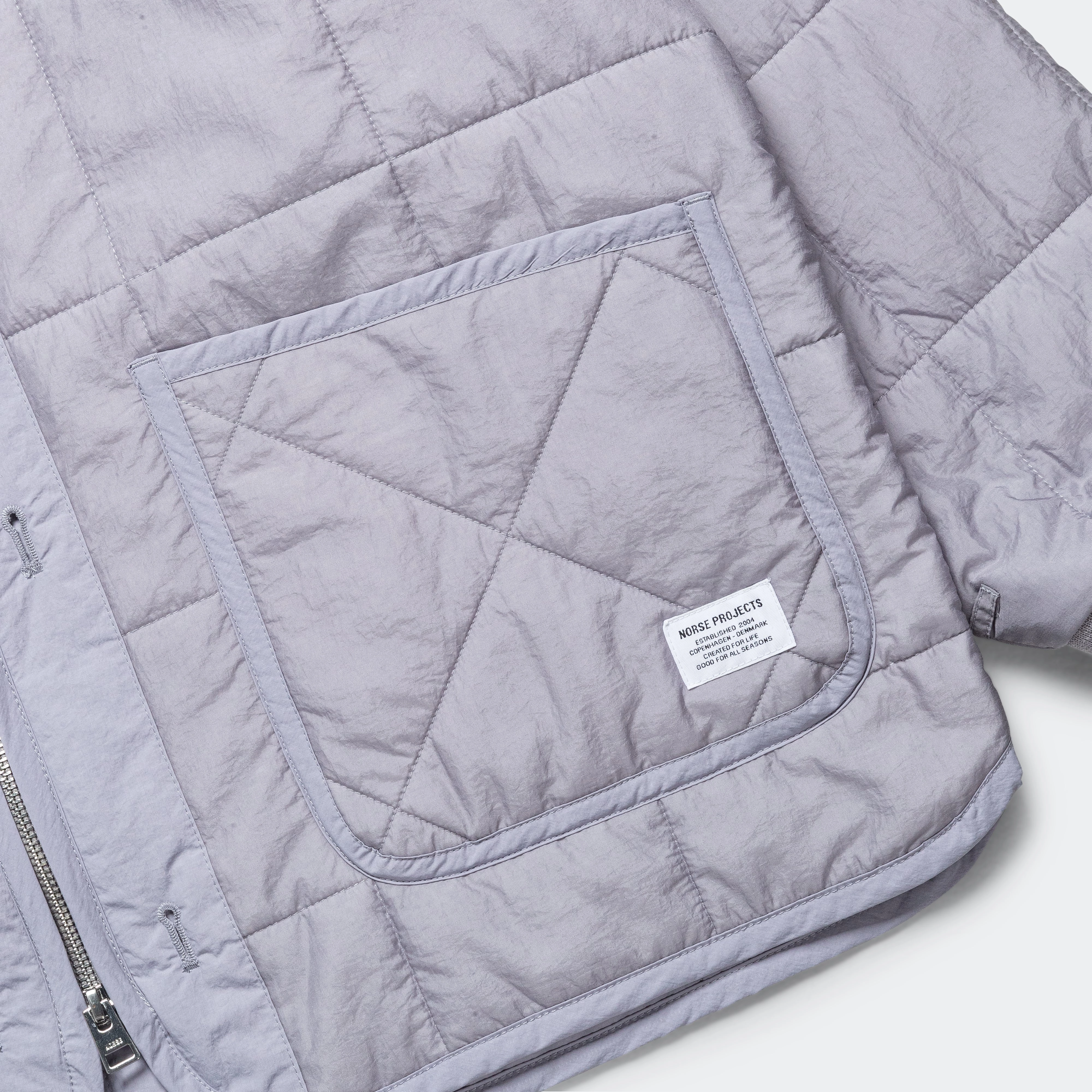 Military Liner Jacket - Crocus Purple