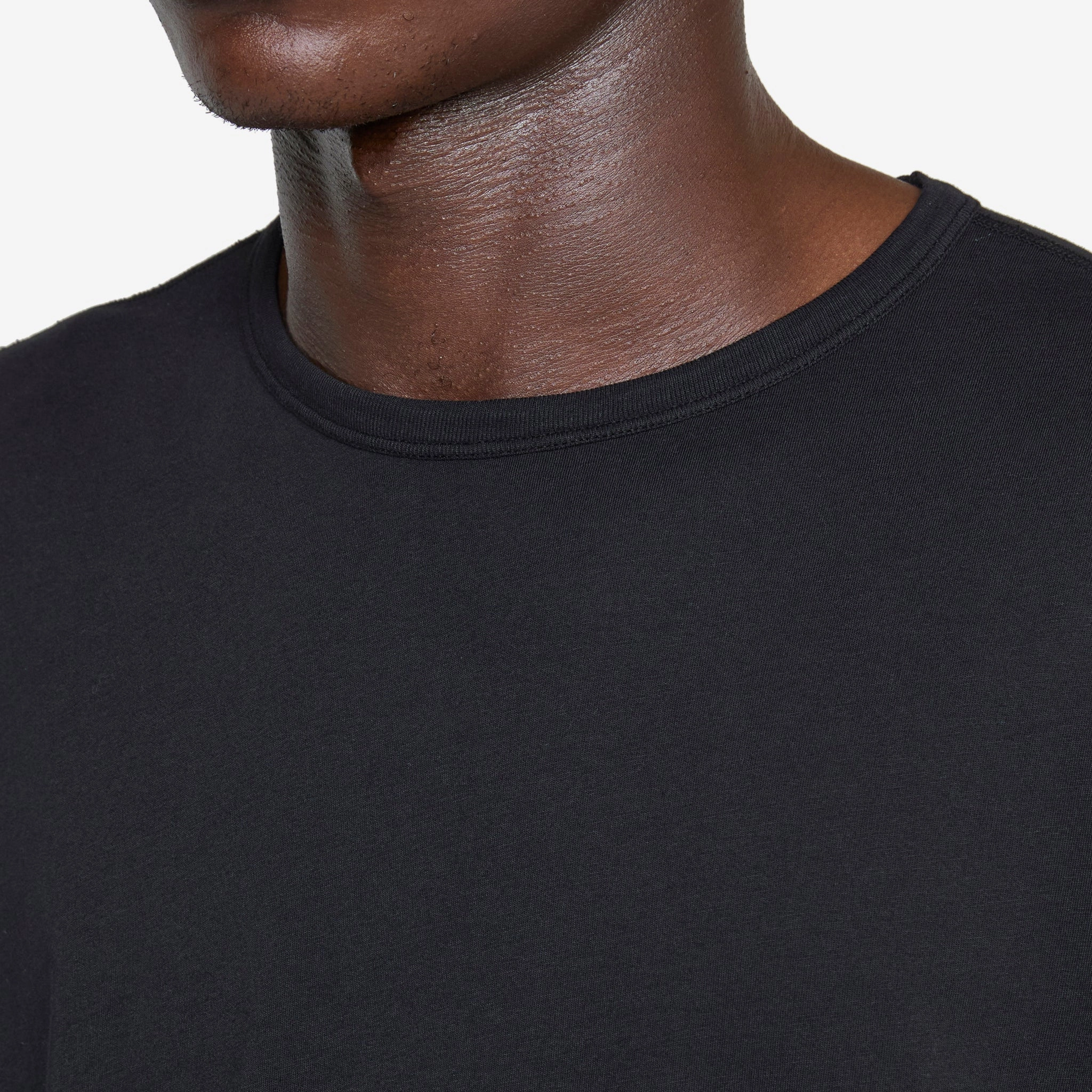 New Box T-Shirt Black Clean Jersey