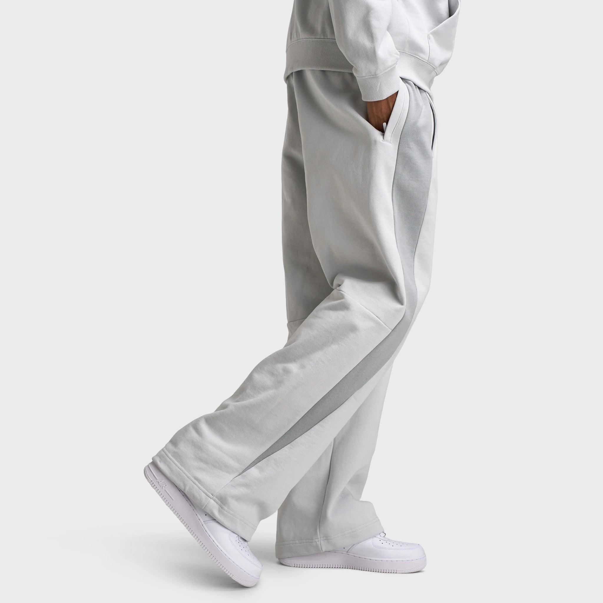 Nike Air Fleece Pants Photon Dust / Light Smoke Grey - Hyper Royal