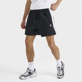 Nike Air Fleece Shorts Black / White - White