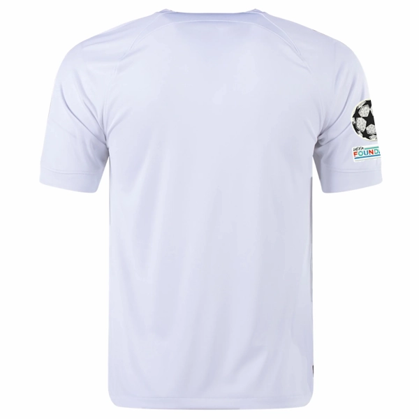 Nike Inter Milan Away Jersey w/ Champions League   Copa Italia Patches 23/24 (White/Lyon Blue)