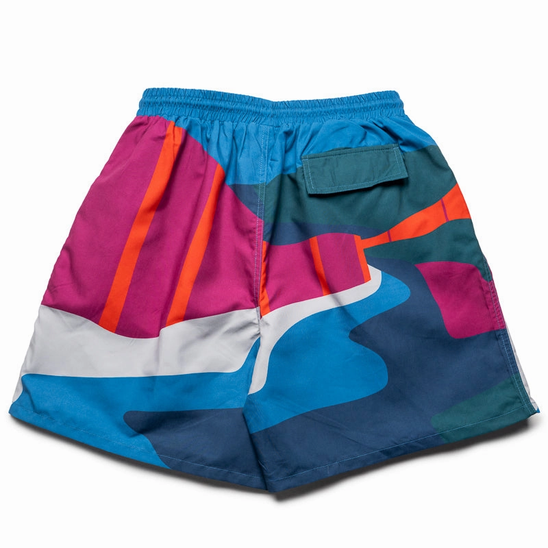 Parra The Festival Fence Swim Shorts - Blue