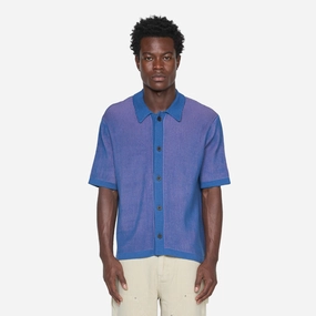Plated Buttondown Blue
