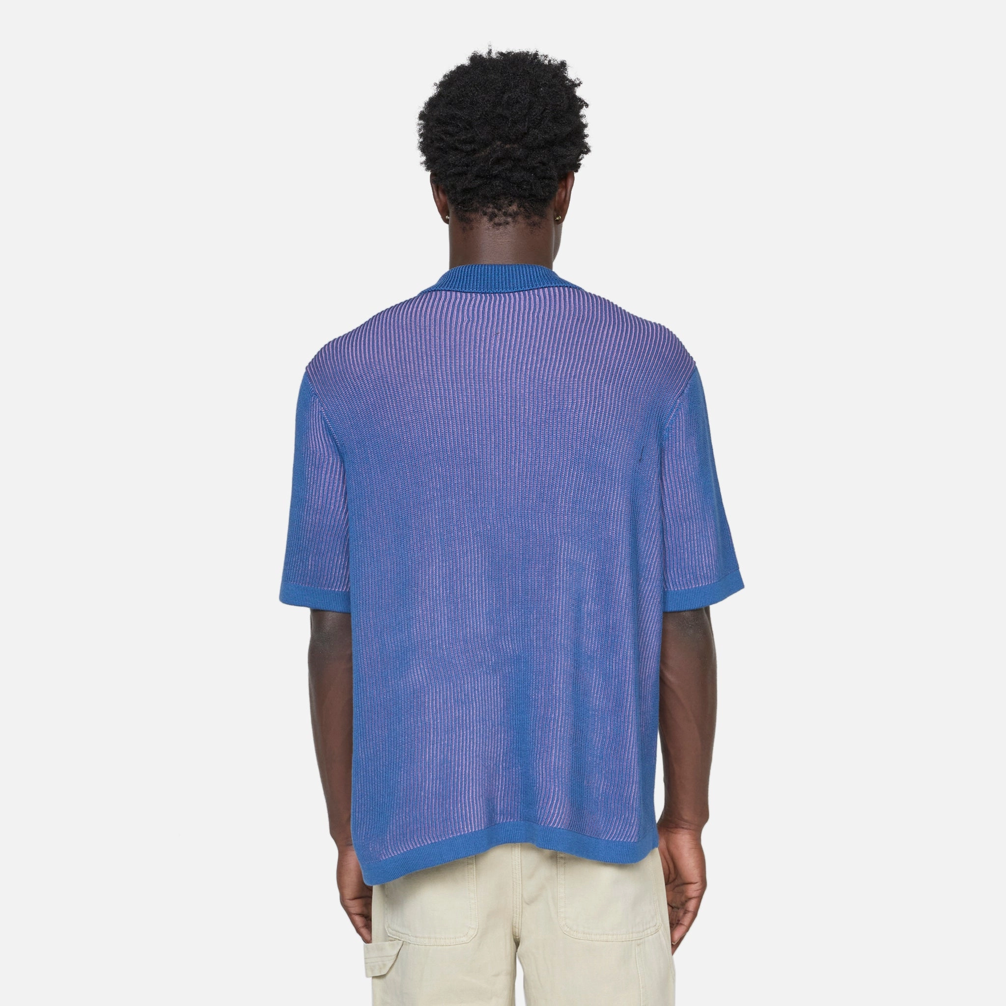 Plated Buttondown Blue